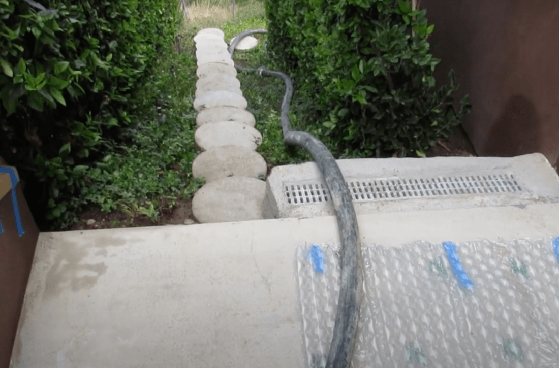 this image shows stockton concrete pump line